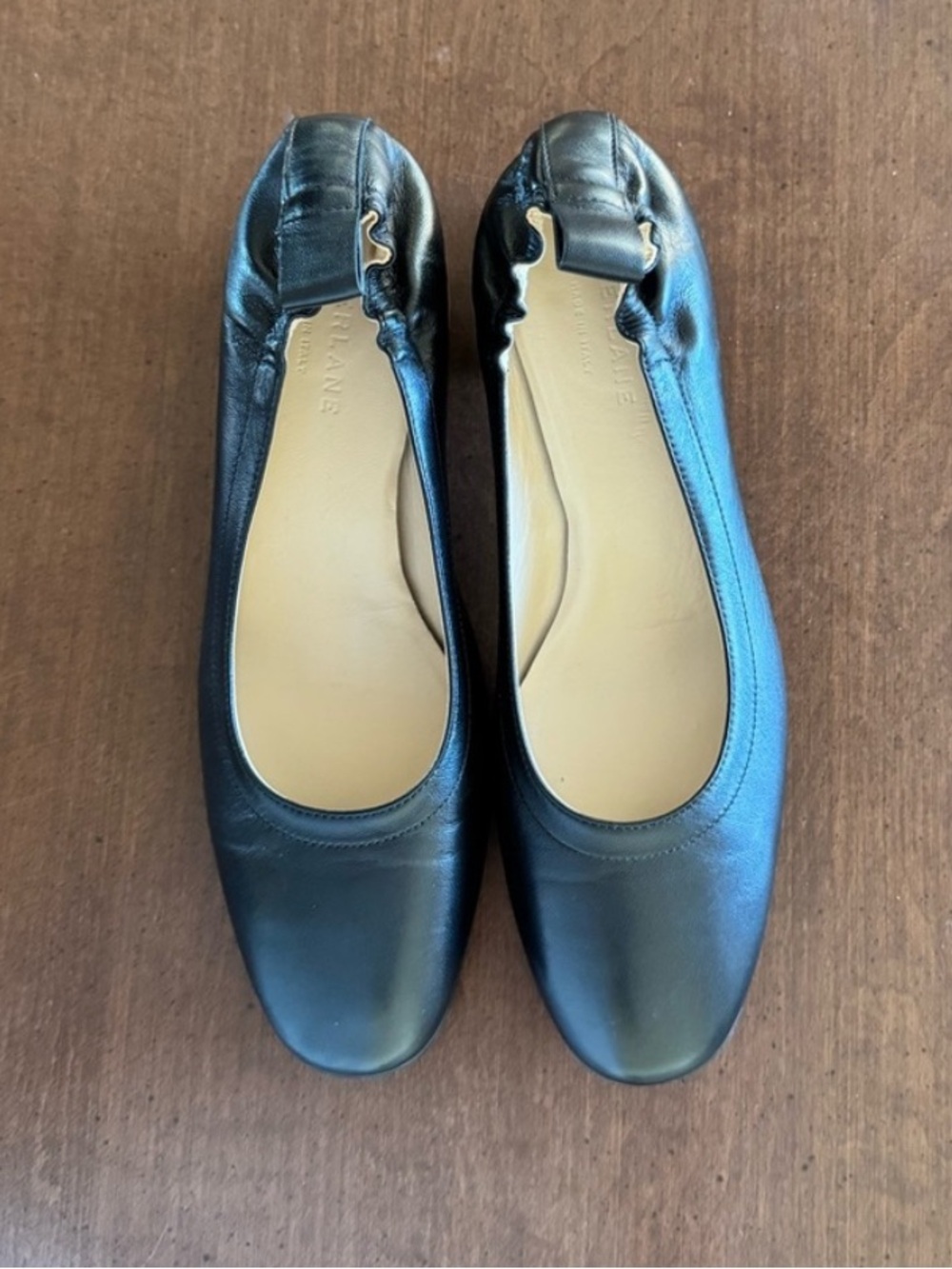 Everlane The Day Heel Black Leather size 7.5 - Picture 4 of 5